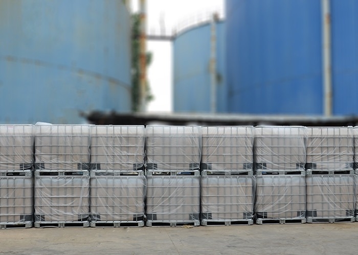 1000KG IBC δεξαμενή διασκορπισμένη ριζίνη μέγεθος για υδατοασφαλιστικό παράγοντα με διάρκεια ζωής 3 μηνών