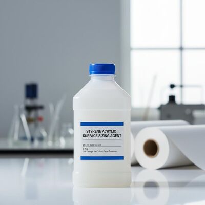 Καλή τιμή Στυρενικό-ακρυλικό παράγοντας επιφανειακής κόλλησης με περιεκτικότητα σε στερεά 25±1% και δοσολογία μονάδας 2-4kg για επεξεργασία χαρτιού καλλιέργειας σε απευθείας σύνδεση